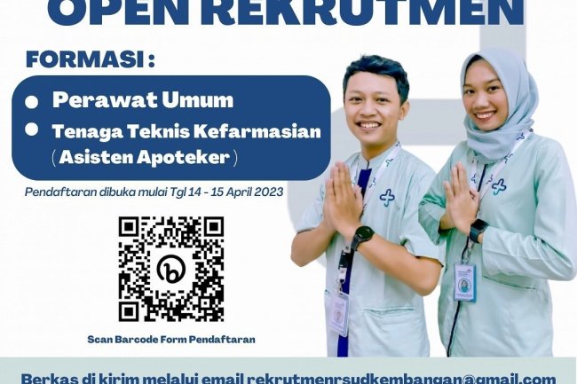 LOWONGAN KERJA : RSUD Kembangan Membuka Rekrutmen Tenaga Teknis Kefarmasian