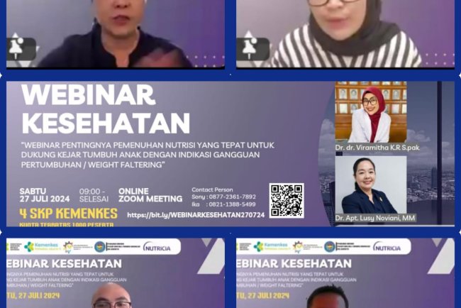 Webinar Pentingnya Pemenuhan Nutrisi yang Tepat untuk Mendukung Kejar Tumbuh Anak dengan Indikasi Gangguan Pertumbuhan/ Weight Faltering