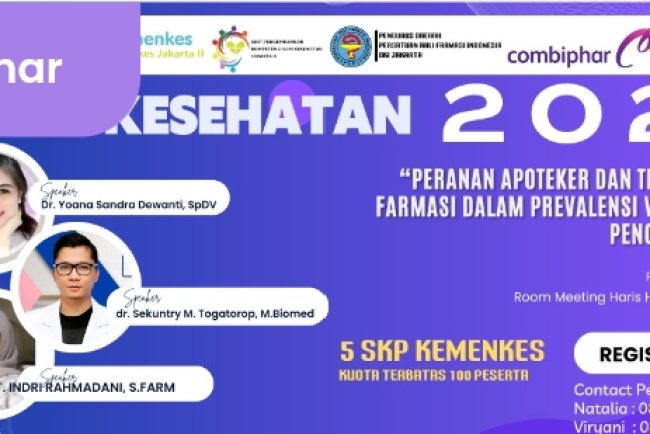 Seminar Kesehatan "Peranan Apoteker dan Tenaga Vokasi Farmasi Dalam Prevalensi Vaginitis dan Pencegahannya”