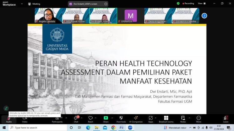 Webinar Kesehatan "Pencegahan Fraud BPJS Dalam Pelaksanaan Program Jaminan Kesehatan"
