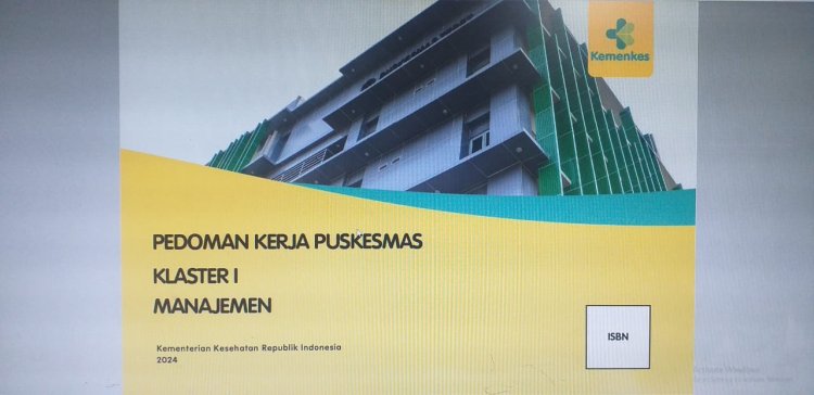 Pedoman Kerja Puskesmas Klaster 1 Manajemen