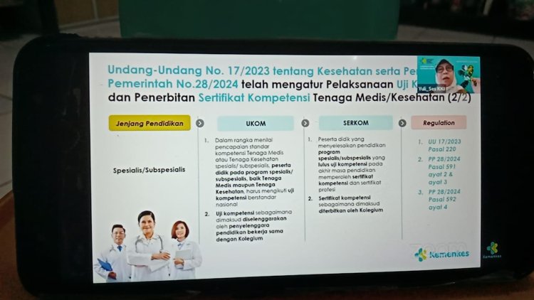 Saahhh...SE No.HK.02.01/MENKES/1669/2024 "PELAKSANAAN UJI KOMPETENSI DAN PENERBITAN SERTIFIKAT KOMPETENSI TENAGA MEDIS DAN TENAGA KESEHATAN", Mulai Diberlakukan