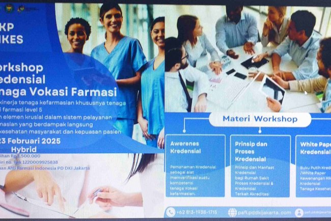 WORKSHOP KREDENSIAL TENAGA VOKASI FARMASI