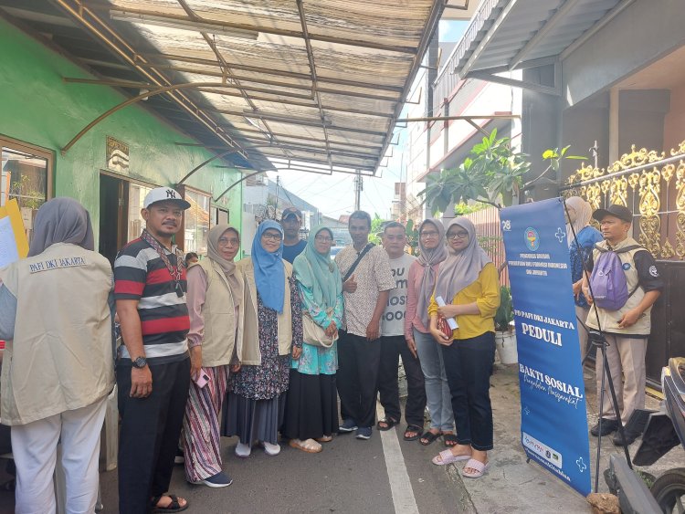 Bakti Sosial  PAFI DKI Jakarta Peduli Sekitar "Rw05, Kelurahan Kampung Melayu"
