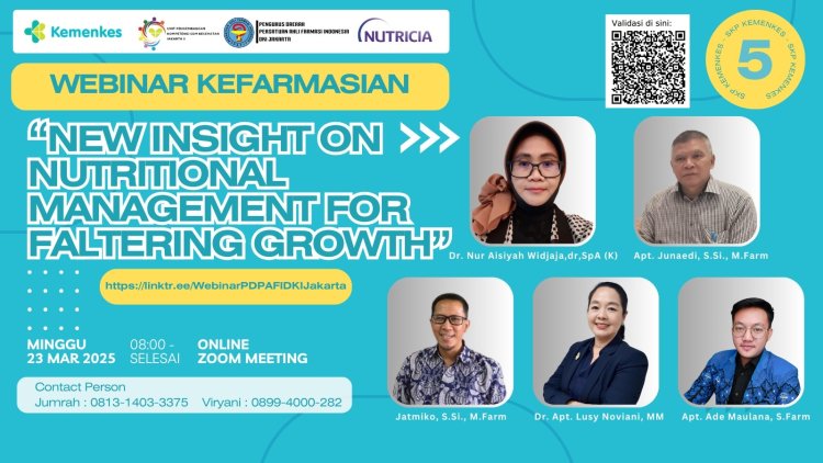 Webinar "New Insight on Nutritional Management for Faltering Growth”