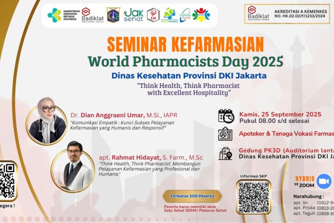 World Pharmacist Day (WPD) 2025 "Think Health Think Pharmacist With Excellent Hospitality"