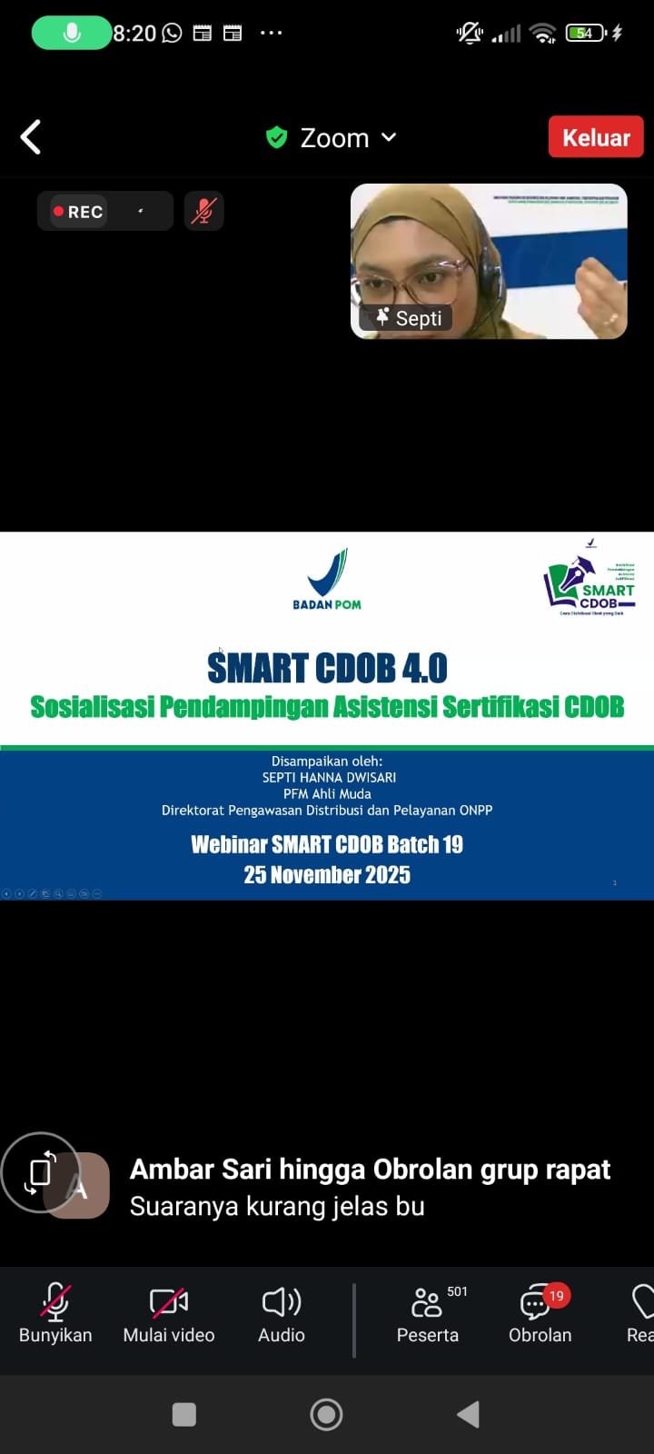 Sosialisasi Kebijakan Sertifikasi CDOB