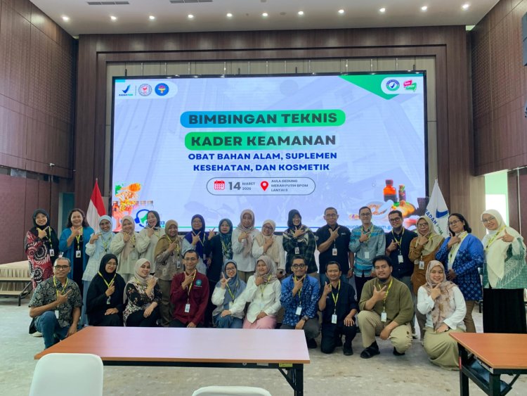 Bimbingan Teknis Kader Keamanan Obat Bahan ALam, Supplement Kesehatan dan Kosmetik