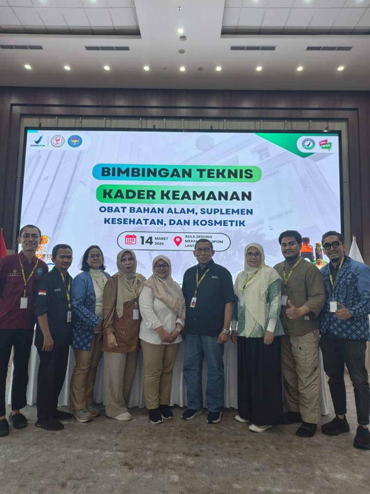 Bimbingan Teknis Kader Keamanan Obat Bahan ALam, Supplement Kesehatan dan Kosmetik