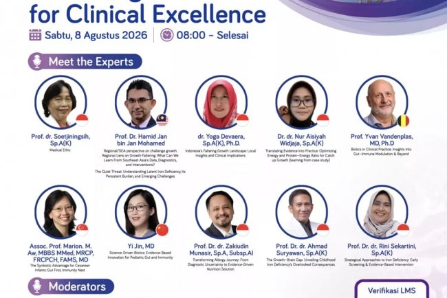 Pediatric Science & Health Summit 2026: Kesehatan Anak, Khususnya Pada 1.000 Hari Pertama Kehidupan (HPK)