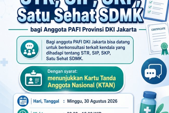Konsultasi Teknis dan Praktis STR, SIP, SKP, Satu Sehat SDMK