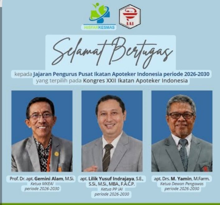 Ketua Terpilih IAI Periode 2026-2030