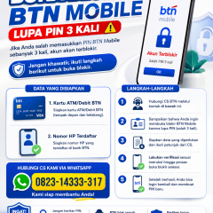 BERIKUT cara Buka Blokir BTN Mobile lupa password 3 kali