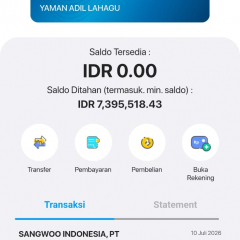Inilah cara buka bloki akun bank BWS