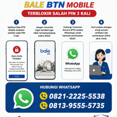 Cara buka blokir bale by BTN mobile terblokir lupa kata sandi